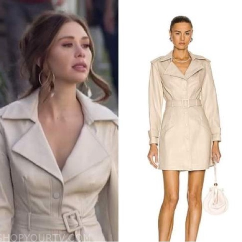 Jonathan Simkhai Cream Belted Dress